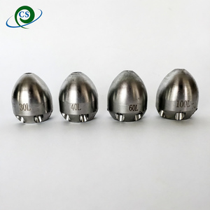 Nueva Boquilla de Acero Inoxidable de Alta Presión de 1/2" con Conexión Hembra Tipo <span class=keywords><strong>Torpedo</strong></span>, Resistente a la Abrasión, para Desatascar Drenajes Comerciales - Product Image 1