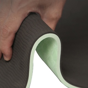 SANFAN-esterilla de TPE <span class=keywords><strong>para</strong></span> <span class=keywords><strong>Yoga</strong></span>, supergrande y Extra grande, <span class=keywords><strong>gruesa</strong></span>, respetuosa con el medio ambiente, antideslizante, <span class=keywords><strong>para</strong></span> gimnasio, Fitness, Doble - Product Image 6