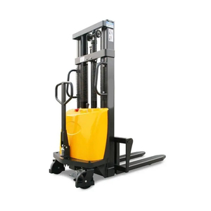 איכות גבוהה מזרן חשמלי מערם מלגזה למחצה חשמלי חדש המשמש עבור חנויות לתיקון מכונות מסעדות קמעונאיות - Product Image 4