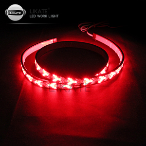 Lkt 12V-24V đa năng Red <span class=keywords><strong>LED</strong></span> Strip cảnh báo tín hiệu ánh sáng màu kép phía sau linh hoạt đèn phanh cho xe ô tô xe tải xe tải offroad - Product Image 6