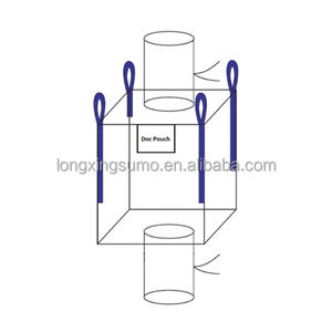 Bán buôn 1000kg PP fibc túi siêu Bao đóng gói túi gạo với UV điều trị side-đường May 4 Vòng - Product Image 4