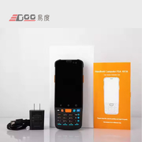 EDOO M71 PDA robuste avec clavier 4G, scanner de codes-barres 1D 2D sans fil intelligent pour la gestion des stocks et la vérification des billets en bibliothèque