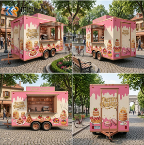 Food Truck per Street Food, BBQ, Caffè, Carretto Mobile per Tacos, <span class=keywords><strong>Cucina</strong></span> Completamente Attrezzata, Rimorchio Alimentare Personalizzato per Esterni - Product Image 2