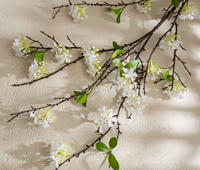 Décoration Florale Artisanale Européenne pour Mariage et Saint-Valentin : Lanterne de Lune, Fleurs Artificielles, Plantes Vertes, Artisanat Décoratif