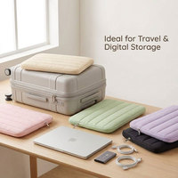 Funda acolchada para portátil MacBook Pro Air de 13, 14 y 16 pulgadas, a prueba de golpes, estilo macaron, con forro de felpa suave.
