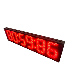 Chronomètre de <span class=keywords><strong>course</strong></span> numérique <span class=keywords><strong>à</strong></span> affichage simple face avec alimentation enfichable pour jeu de compte <span class=keywords><strong>à</strong></span> rebours en millisecondes et secondes - Product Image 1