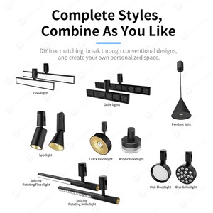 Theo dõi vành đai ánh sáng hệ thống DC 48V điện áp thấp lưới tản nhiệt Spotlight 48V dẫn theo dõi vành đai chiếu sáng cho năng lượng-hiệu quả và an toàn chiếu sáng - Product Image 4