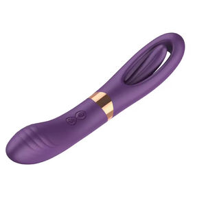 Vibrador de Doble Estimulación con 10 Frecuencias, Simulador de Lengua, Resistente al Agua, para Masturbación Femenina, con Vibración y Estimulación de Dedos - Product Image 6
