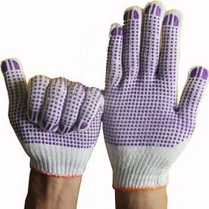 Polycotton guantes de jardín con puntos de pvc en La Palma - Product Image 1