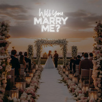 Veux-tu m'épouser personnalisé enseigne au néon mariage publicité décor lumières LED enseignes au néon lumières