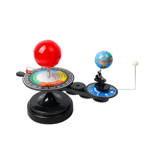 Modelo Manual de la Órbita del Sol, la <span class=keywords><strong>Tierra</strong></span> y la Luna, Globo de 3 Esferas con Engranajes, Instrumento Educativo de Astronomía para la Escuela - Product Image 1