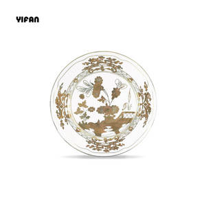 Set di <span class=keywords><strong>Piatti</strong></span> e Stoviglie in Ceramica dalla Forma Ondulata, Stampa Floreale <span class=keywords><strong>Vintage</strong></span>, in Fine Porcellana Bone China per Matrimoni - Product Image 5