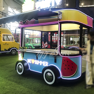 Classic Electric Food Truck, Fully Equipped Mobile Catering <b>Trailer</b>, Ideal for European & American Street Food - Product Image 3