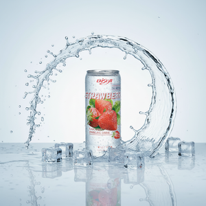 Bebidas Gaseosas con Sabor a Fresa OEM/ODM, Latas de PET de 350 ml, Bebidas Carbonatadas Más Vendidas - Product Image 1