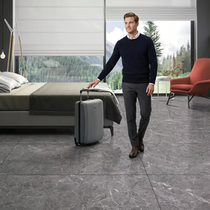 Zebrano Grey Modern Glazed Porcelain Tiles 600x1200mm Contemporary Surface for Interior Design Projects - Product Image 6