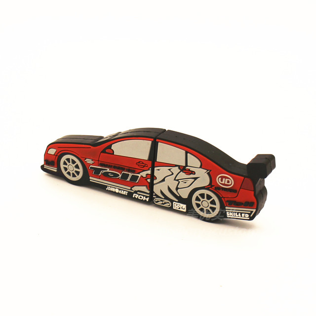 Promotion Gifts Custom PVC Sports Car Shape Usb Flash Drive with New Style 128GB