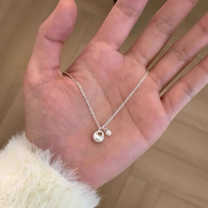 Collier pendentif tendance Aijier en argent sterling S925 pour femme, motif géométrique, idéal pour mariage - Product Image 2