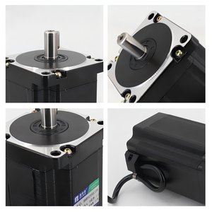 Kit moteur pas à pas hybride triphasé à couple élevé 86N 12N 3M2254 avec driver 6.8A 220V, modèle 86BYG350L97-6N avec joint d'étanchéité, garantie 3 mois à 1 an - Product Image 4