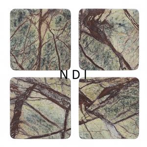 Juego de 4 posavasos decorativos de mármol, Juego de 4 para café, cerveza, taza de vino, posavasos, vajilla o encimera, posavasos de té - Product Image 1