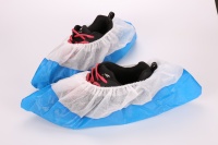 Surchaussures non tissées anti-poussière, idéales pour les salles blanches et les laboratoires, qui empêchent la poussière et les taches et gardent les sols propres
