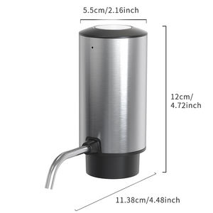 Dispensador de aireador de vino eléctrico automático de acero inoxidable para regalo, decantador de vino eléctrico de Metal - Product Image 4