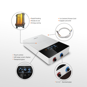 Portable Touch <b>Control</b> App-Enabled WiFi Smart Remote <b>Control</b> Instant Hot Water Heater IPX4 Waterproof Plastic Housing - Product Image 3
