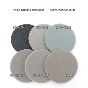 3 Zoll Flock ing Round Sponge Schleif scheibe Klett schleif scheibe 3000 Grit Foam Sandpapier zum Polieren Schleifen Elektro werkzeug - Product Image 3