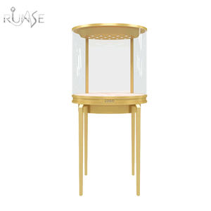 ארון תצוגה מזכוכית עתיקה לחנויות תכשיטים, עיצוב חופשי, פלדה, עץ, MDF ומתכת, אריזה, דלפק תצוגה לחנות - Product Image 4