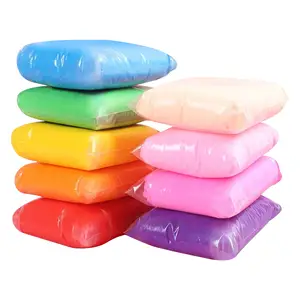 Giá rẻ giáo dục playdough Polymer đất sét đặt 12 màu sắc trẻ em plasticine mô hình số lượng lớn chơi bột đồ chơi