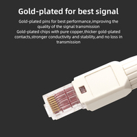 Réseau UTP Mâle CAT5e CAT6 CAT6a prise modulaire sans outil connecteur rj45 non blindé outil module de prise trapézoïdale gratuit