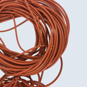 Đàn hồi mềm rõ ràng trắng đen tròn 1mm 2mm 3mm 4mm 5mm rắn Silicone cao su dây con dấu Gasket Silicone O vòng dây - Product Image 5