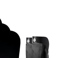 2 paires de formes de maintien pour bottes noires de 10 pouces, épaissies, réglables en taille, en plastique, pour femmes et hommes