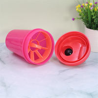 Shaker personnalisé en plastique sans BPA pour protéines en poudre, réutilisable et écologique, idéal pour la gym et le camping, avec maille de qualité alimentaire