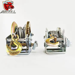 Máy kéo cáp thép di động 1100lbs - 2000lbs, máy kéo hàng nặng, máy kéo tay điều khiển hàng hóa với dây cáp thép dùng cho kéo thuyền, kéo rơ moóc - Product Image 6