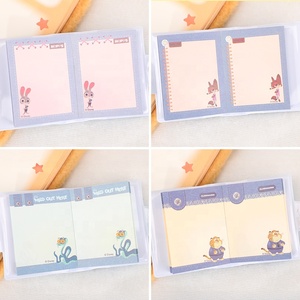 สมุดโน้ตหนัง PU สไตล์ยีนส์ UNIKx พร้อมช่องใส่ของแบบกระดุมแป๊ก ปกแบบสัตว์ ปรับแต่งได้ เหมาะสำหรับเป็นสมุดบันทึก วางแผน หรือเป็นของขวัญ - Product Image 5