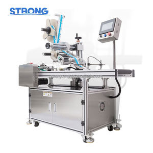 Machine d'étiquetage automatique à pagination pour cartes, sacs en plastique PE, boîtes d'emballage en carton, étiqueteuse adhésive - Product Image 1