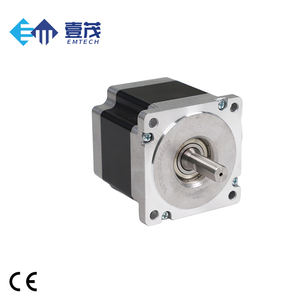 มอเตอร์สเต็ปเปอร์ไฮบริด EMTECH 86x80 มม. Nema 34 แรงบิด 4.5 นิวตันเมตร มุม 1.8 องศา คุณภาพสูงสำหรับระบบสเต็ปปิ้งของจักรเย็บผ้า - Product Image 1