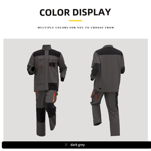 ชุดทำงานอุตสาหกรรมแบบหนา หลายกระเป๋า เสริมผ้าอ๊อกซ์ฟอร์ด ชุดทำงานผู้ชายสั่งทำพิเศษ - Product Image 5