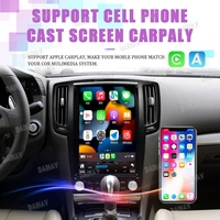 Radio para Auto de 12.1 Pulgadas para Nissan Skyline 370GT e Infiniti G25 G37 2005-2013, Pantalla Táctil Vertical, Sistema Multimedia con GPS y Navegación