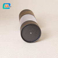 Boîte en papier kraft, emballage cylindrique écologique, fenêtre en PVC transparente pour tubes alimentaires, parfum, huile essentielle, taille personnalisable, fabrication artisanale