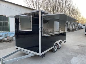 Camion de vente de nourriture Taco Hot Dog entièrement équipé en Chine remorque de chariot de nourriture de rue scooter d'occasion à vendre en Suède - Product Image 6