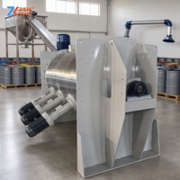 Mélangeur à pales pour poudres, machine de mélange pour mortier sec, enduit mural, plâtre, aliments, produits chimiques, usage industriel et énergétique