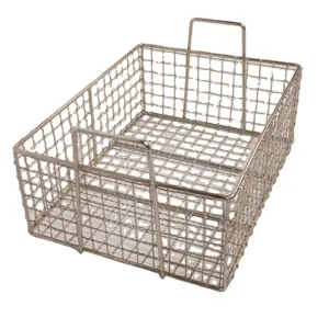 50cm Stainless Steel Storage Mesh Basket For Vegetable