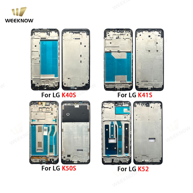 Wholesale Mobile Phone Repair Parts Front Housing LCD Frame Metal Bezel Middle Plate for LG K40S K41S K50S K52 Replacement Part
