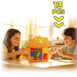 Ensemble <span class=keywords><strong>de</strong></span> 13 blocs <span class=keywords><strong>de</strong></span> construction en gelée pour tout-petits, jouet sensoriel extensible et torsadable, briques souples russes, <span class=keywords><strong>jeu</strong></span> <span class=keywords><strong>de</strong></span> puzzle maison - Product Image 2