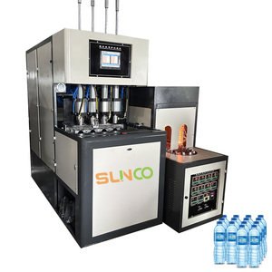 Máquina de Producción de Botellas de Plástico Semiautomática de 4 Cavidades, Máquina para Fabricar Botellas de Agua, Máquina de Soplado - Product Image 3