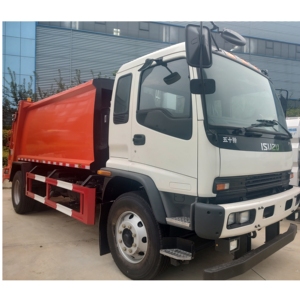 Nuevo Camión Compactador de Basura ISUZU 2025 de Tamaño Mediano, 6cbm 8cbm, Cargador Trasero, Camión de Compresión de Basura - Product Image 1