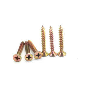 High Quality Flat Reduction End Zinc Plated Carbon Steel Allen Socket Furniture Confirmat Screw Furniture Hardware - Product Image 2