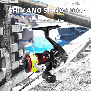 รอกสปินนิ่ง () รุ่น 19 Siena 1000 สำหรับมือซ้าย น้ำหนัก 200 กรัม ความจุสาย 2-100 เมตร สำหรับตกปลาฮอร์สแมคเคอเรล ร็อคฟิช - Product Image 2