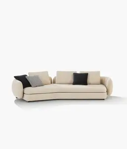 أريكة حديثة من القماش بتصميم بسيط وفخم إيطالي أريكة لغرفة المعيشة بتخفيضات كبيرة 2022